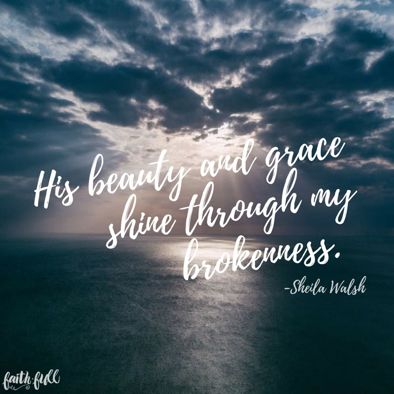 Image result for He shines in brokenness