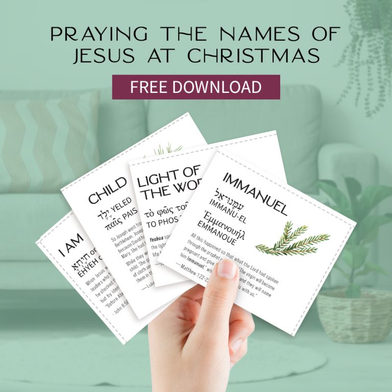 Praying the Names of Jesus at Christmas Ann Spangler - FaithGateway Pages