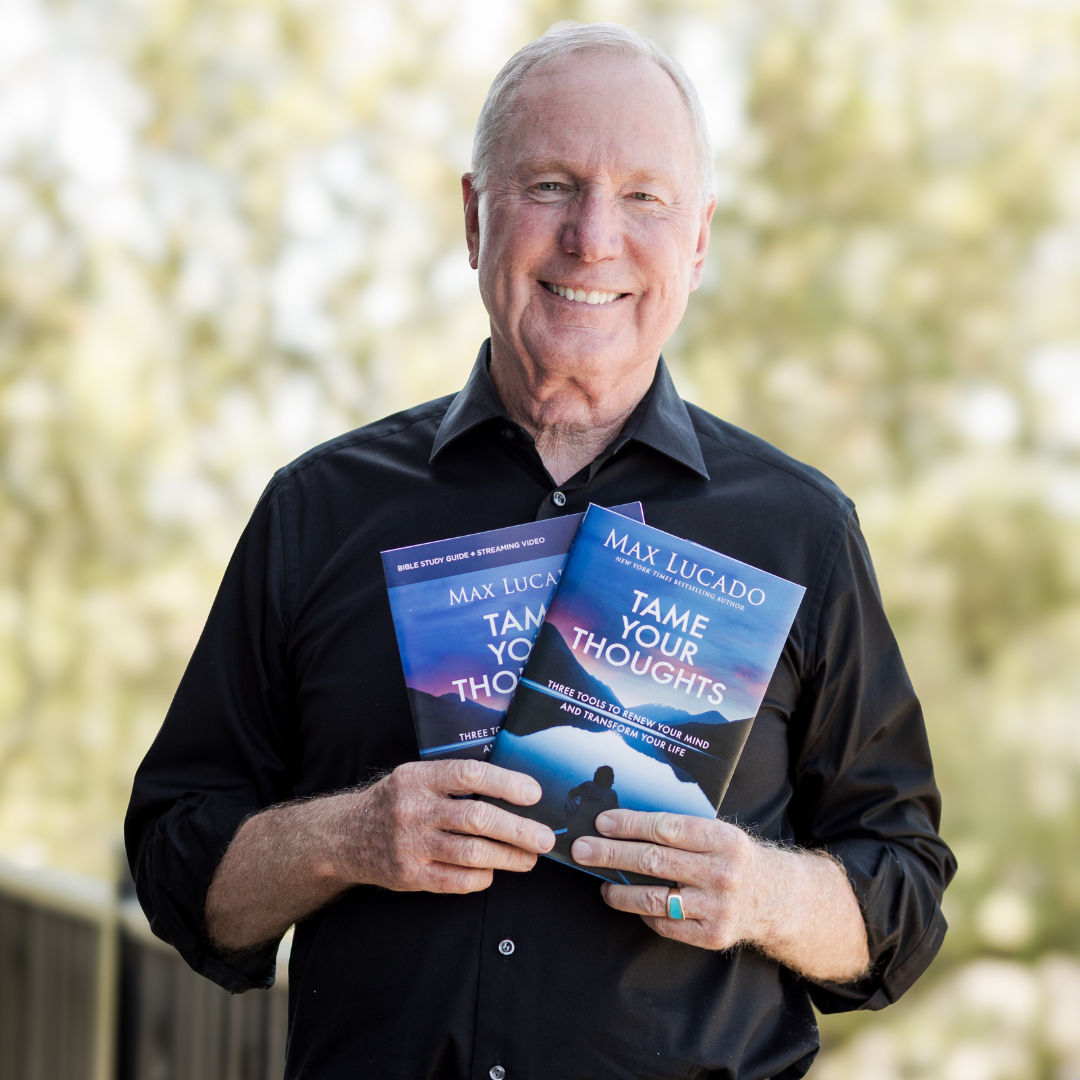 Max Lucado holding both books TYTOBS