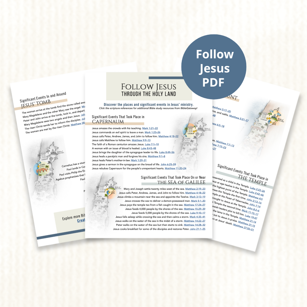 significant places in jesus' ministry pdf