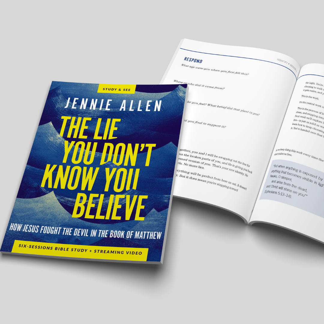 The Lie You Don't Know You Believe study guide with interior